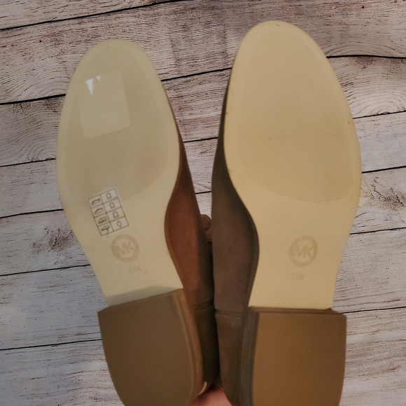 Michael Kors Rhea Dark Carmel Suede Mid Calf Fring - Picture 9 of 14